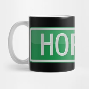 Hope Street Road Sign Mug